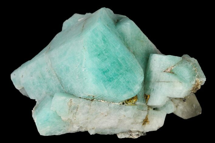 2" Amazonite Crystal Cluster with Smoky Quartz - Colorado